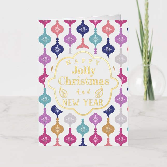 Ornamento navideño moderno (Anverso)