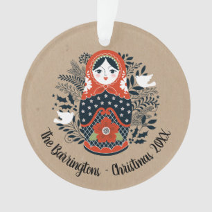 Ornamento navideño moderno