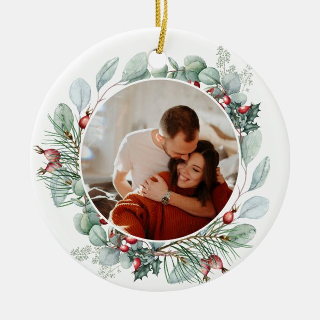 Ornamento navideño moderno (Frente)