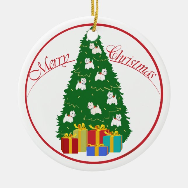 Ornamento navideño occidental (Frente)