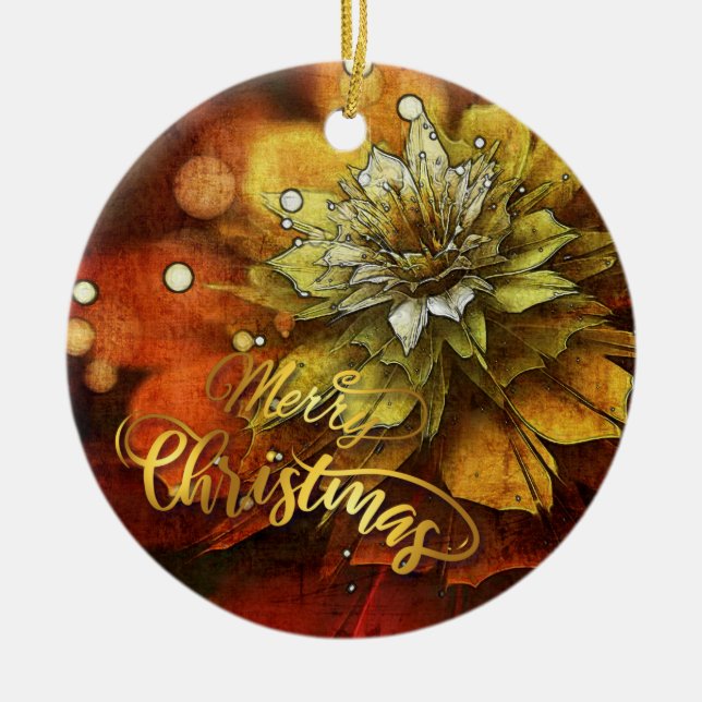 Ornamento navideño personalizado (Frente)