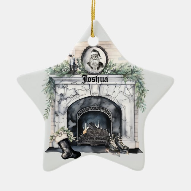 Ornamento navideño personalizado (Frente)