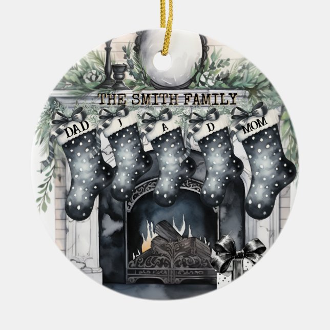 Ornamento navideño personalizado (Frente)