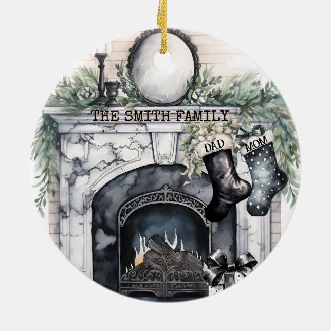 Ornamento navideño personalizado (Atrás)