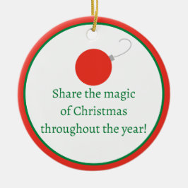 Ornamento navideño personalizado