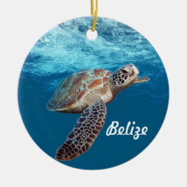 Ornamento navideño Personalizado de Belice