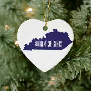Ornamento navideño personalizado de Kentucky