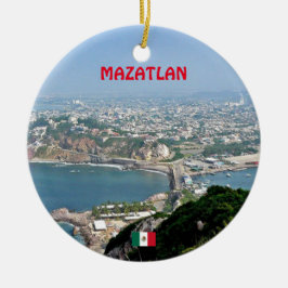 Ornamento navideño Personalizado de Mazatlan