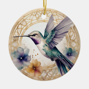 Ornamento navideño personalizado Hummingbird