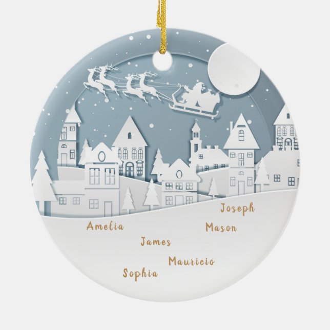 Ornamento navideño personalizado - Mantenimiento f (Atrás)