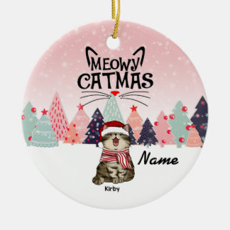 Ornamento navideño personalizado para gatos, Navid