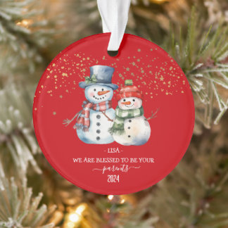 Ornamento navideño personalizado para niños que da