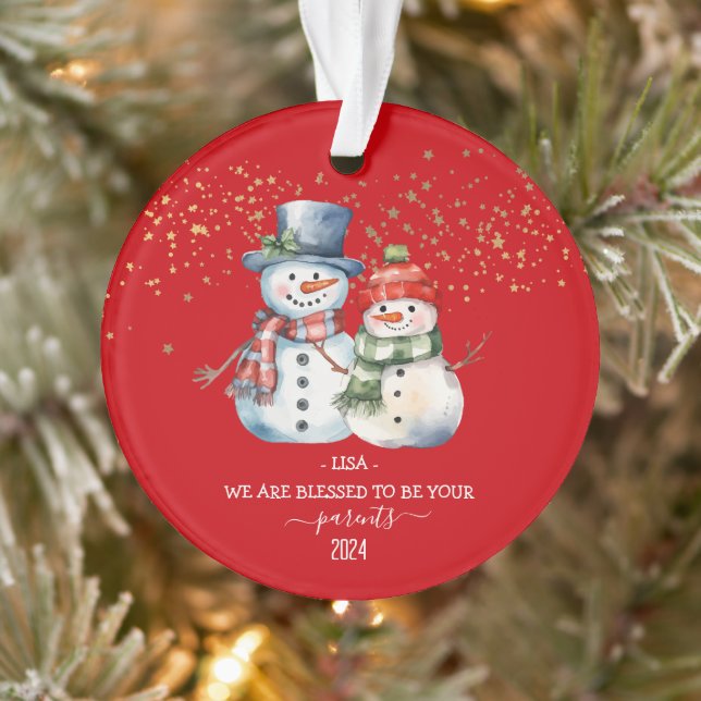 Ornamento navideño personalizado para niños que da (Árbol)