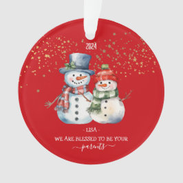 Ornamento navideño personalizado para niños que da