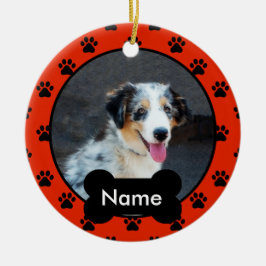 Ornamento navideño personalizado para tu perro