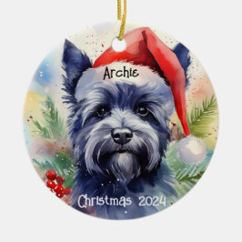 Ornamento navideño personalizado Westie
