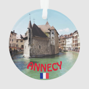 Ornamento navideño pictórico de Annecy