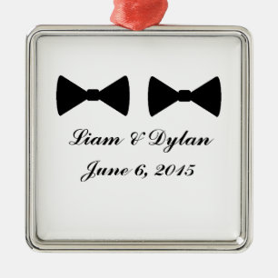 Ornamento navideño premium "Doble amarre"