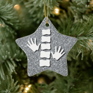 Ornamento navideño quiropráctico/quiropráctico