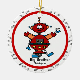 Ornamento navideño Robot Big Brother