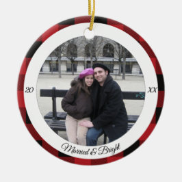 Ornamento navideño seco y brillante