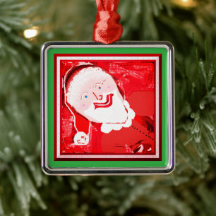 Ornamento navideño sonriente