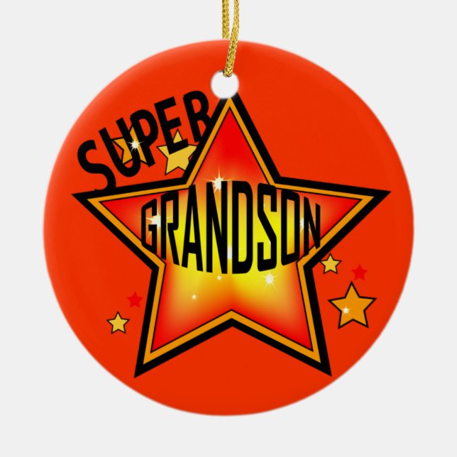 Ornamento navideño Super Star (Frente)