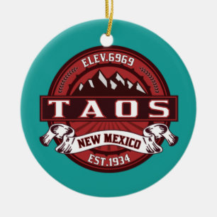 Ornamento navideño Taos Nuevo México Este 1934
