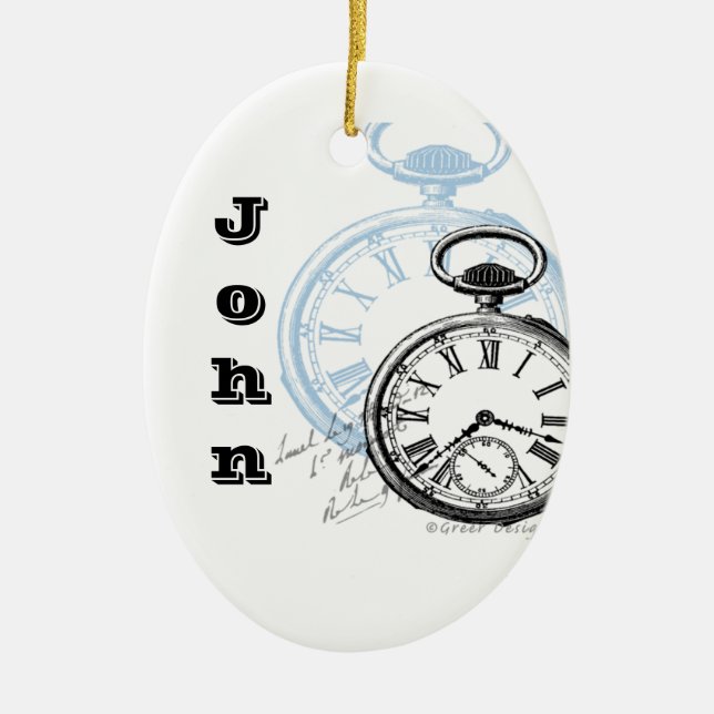 Ornamento navideño Time Pocket Watch (Frente)