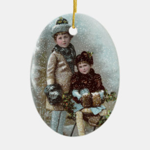 Ornamento navideño victoriano