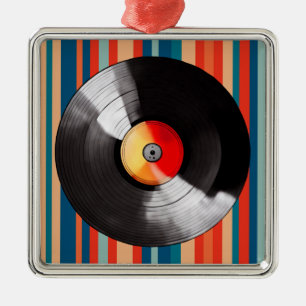 Ornamento navideño Vinyl Record