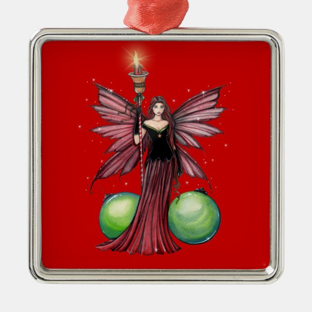 Ornamento navideño Yule Fairy (Frente)