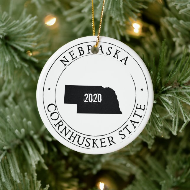 Ornamento Nebraska personalizado (Árbol)