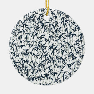 Ornamento negro de bambú