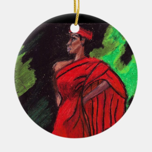 Ornamento NEGRO de la BELLEZA (Frente)