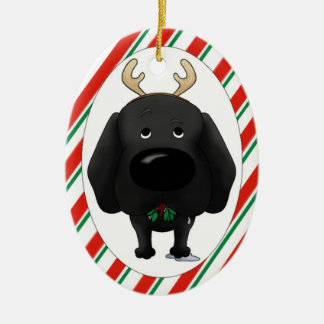 Ornamento negro del navidad del laboratorio