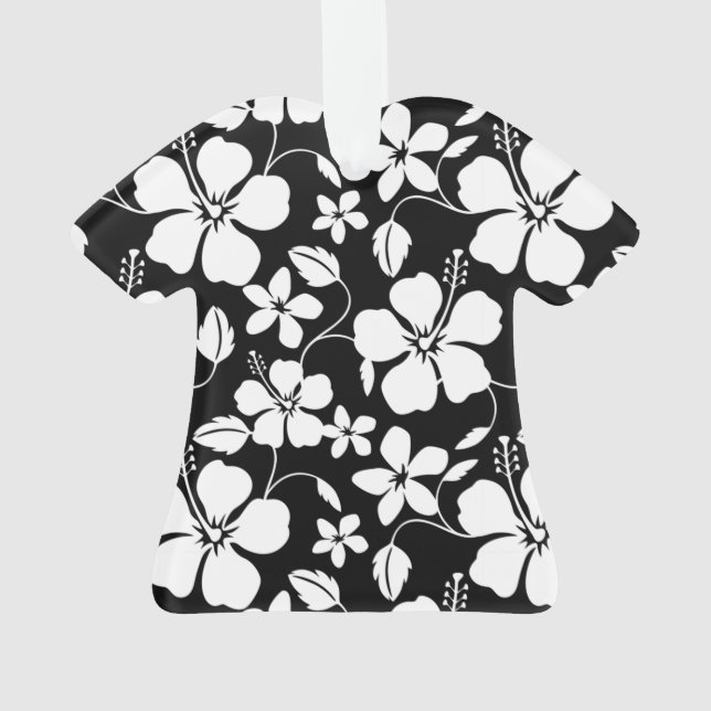 ORNAMENTO NEGRO HAWAIAN HULA (HIBISCUS) (Reverso)