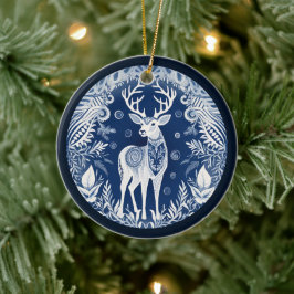 Ornamento nórdico de renos