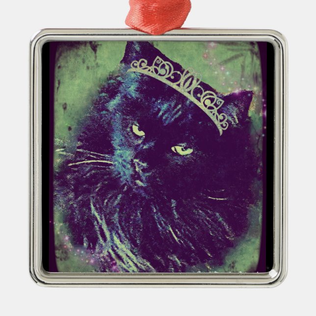 Ornamento noruego del gato del bosque (Frente)