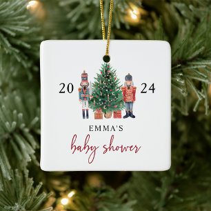 Ornamento nutcracker Baby Shower
