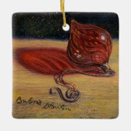Ornamento "Ornamento de vidrio rojo"