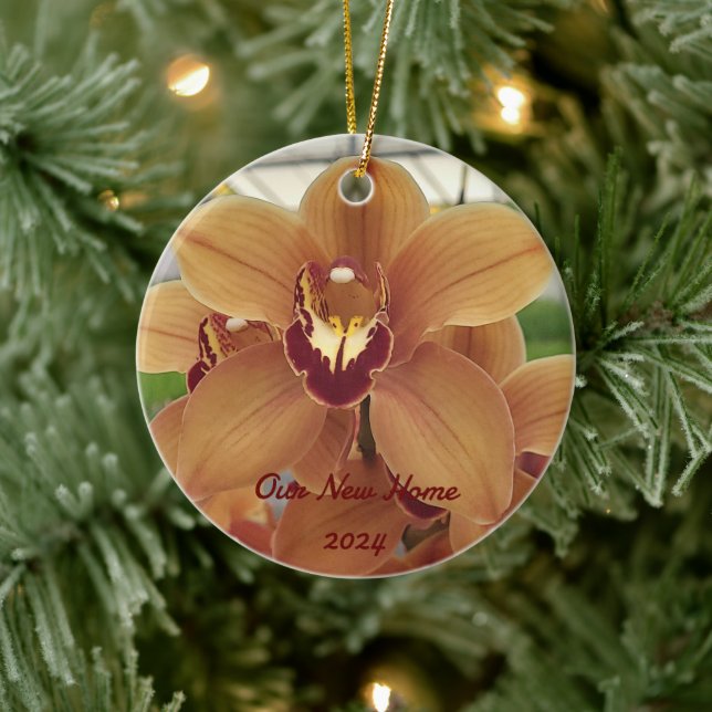 Ornamento orquídeo personalizado (Árbol)
