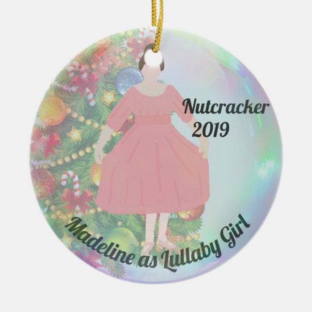 Ornamento ortográfico personalizado - Chica de can (Frente)