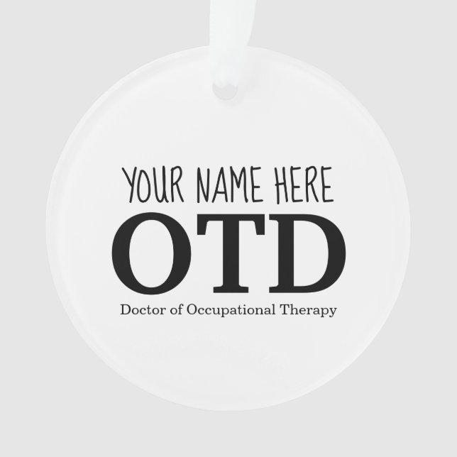 Ornamento OTD Personalizable (Anverso)