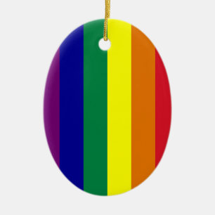 Ornamento óval arcoiris