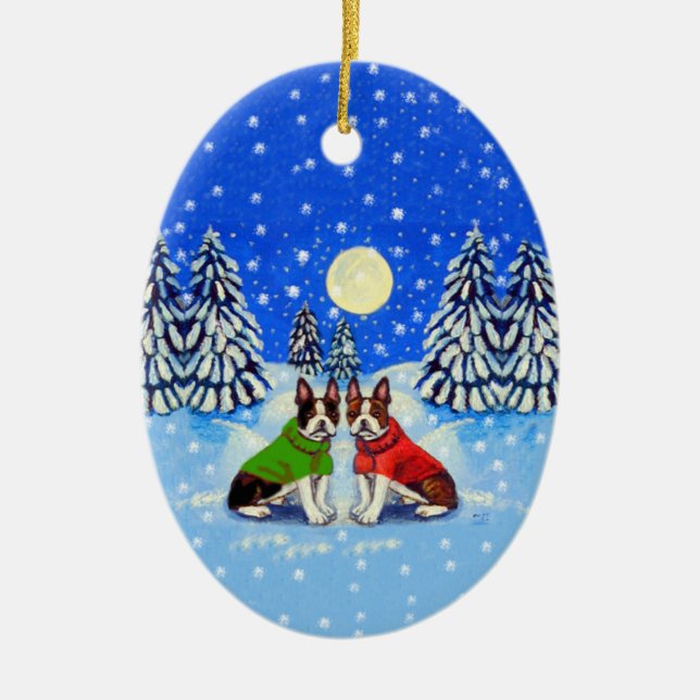 Ornamento óval de Boston (Frente)