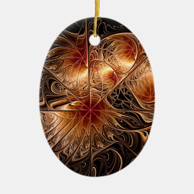 Ornamento óval de bronce (Frente)