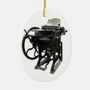 ornamento oval de letterpress 1888