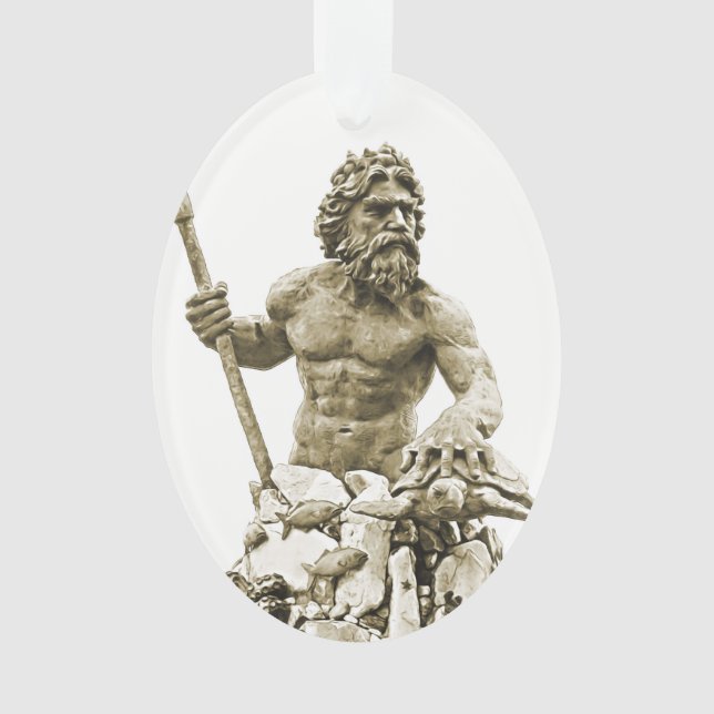 Ornamento óval de Neptuno (Anverso)