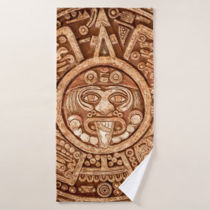 Ornamento pagano de una textura maya de una tribu